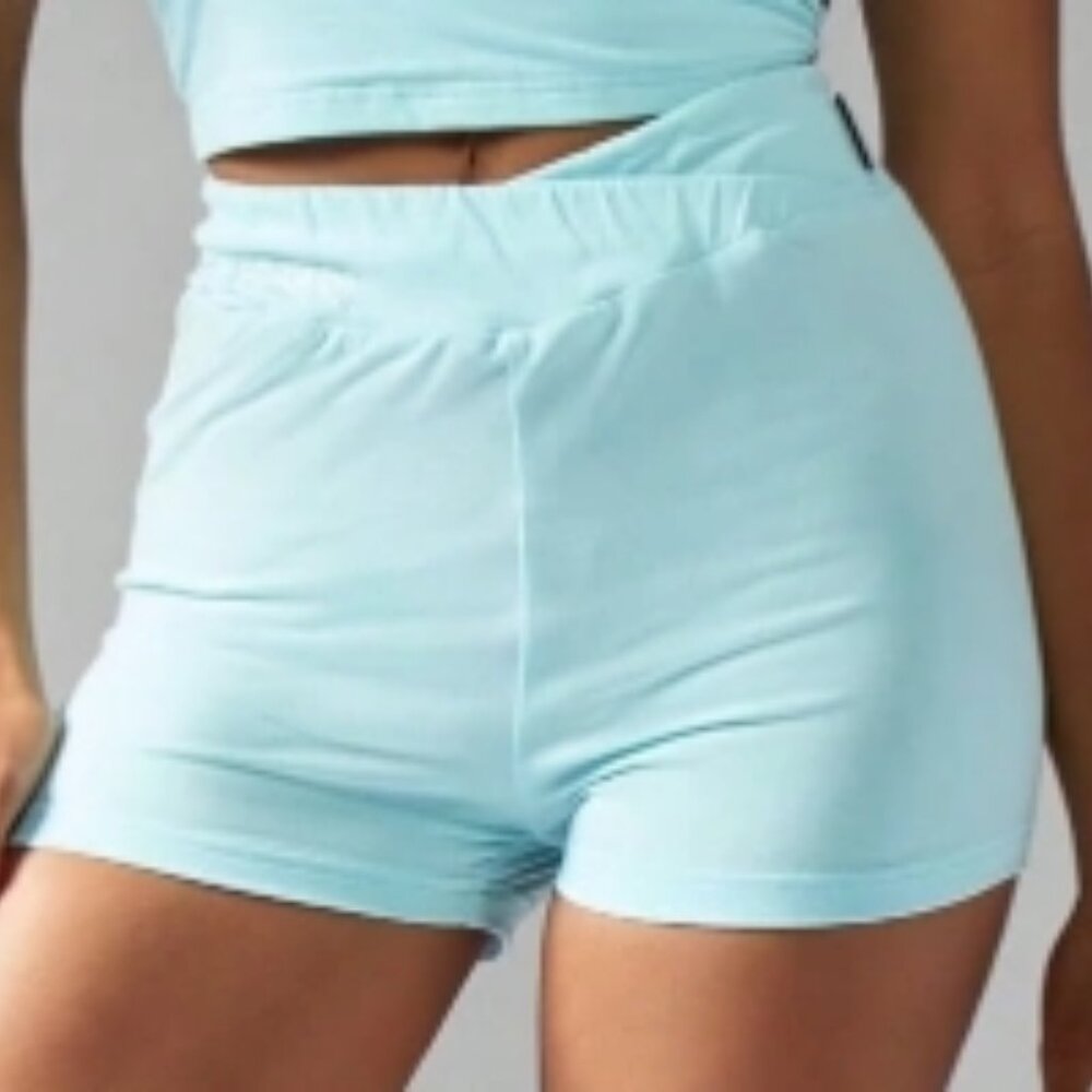 Playboy Embellished Hot Pants Mid Rise Stretchy Casual Loungewear - Picture 2 of 3
